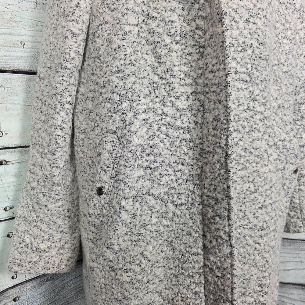 LOFT Cream Speckled Boucle Pea Coat - Picture 3 of 12